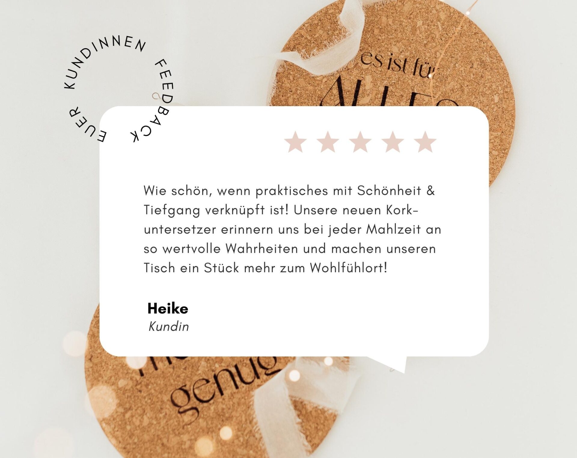 Korkuntersetzer Alles in Liebe – Bild 5